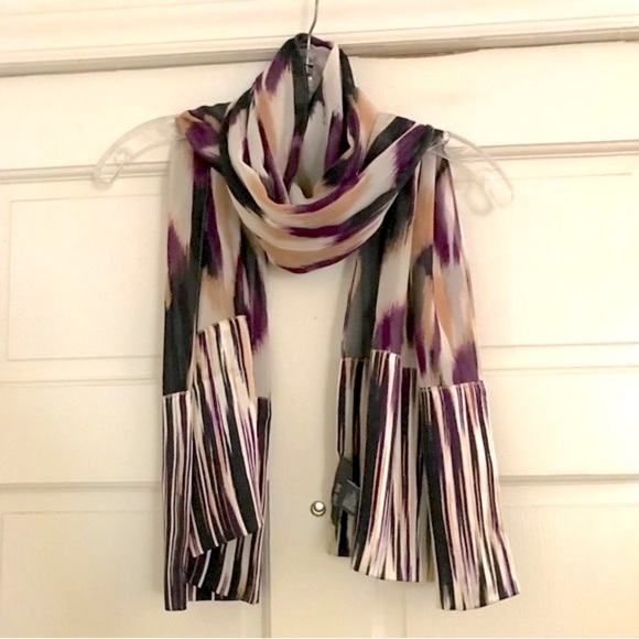 Per Se Accessories - PER SE 100% Silk Scarf *Abstract Print*